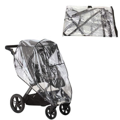 Safe-O-Kid- Safety From Rain/Wind, Waterproof Rain Cover, Wind Shield Raincoat for Baby Pram/Strollers, Transparent