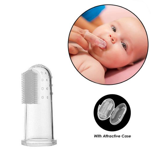 Safe-O-Kid Silicone Finger Toothbrush & Tongue Cleaner