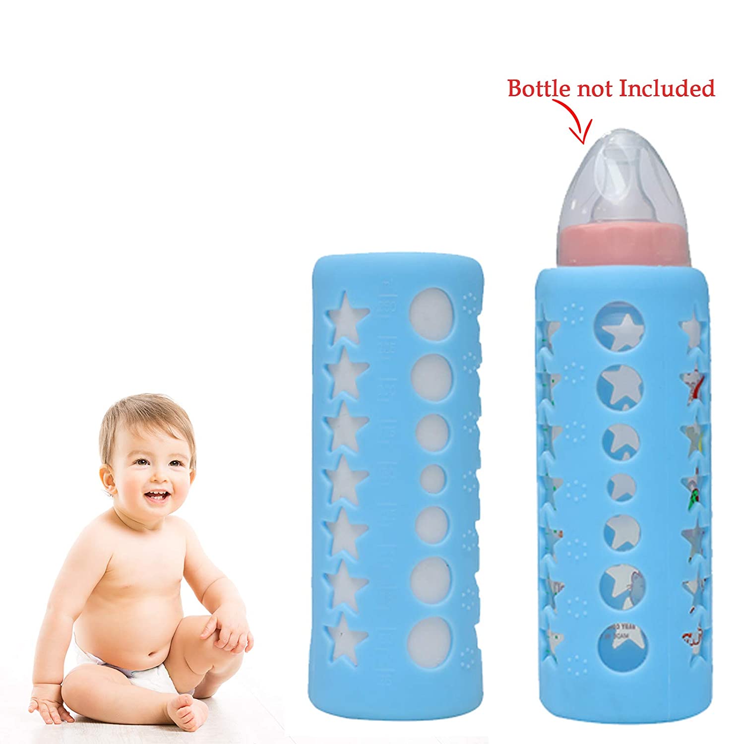 Safe-O-Kid Best Pure Silicon Bottle Cover - 250ml