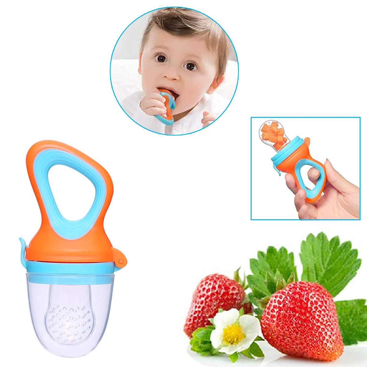 Safe-O-Kid Designer Baby Fruit & Food Feeder product detail