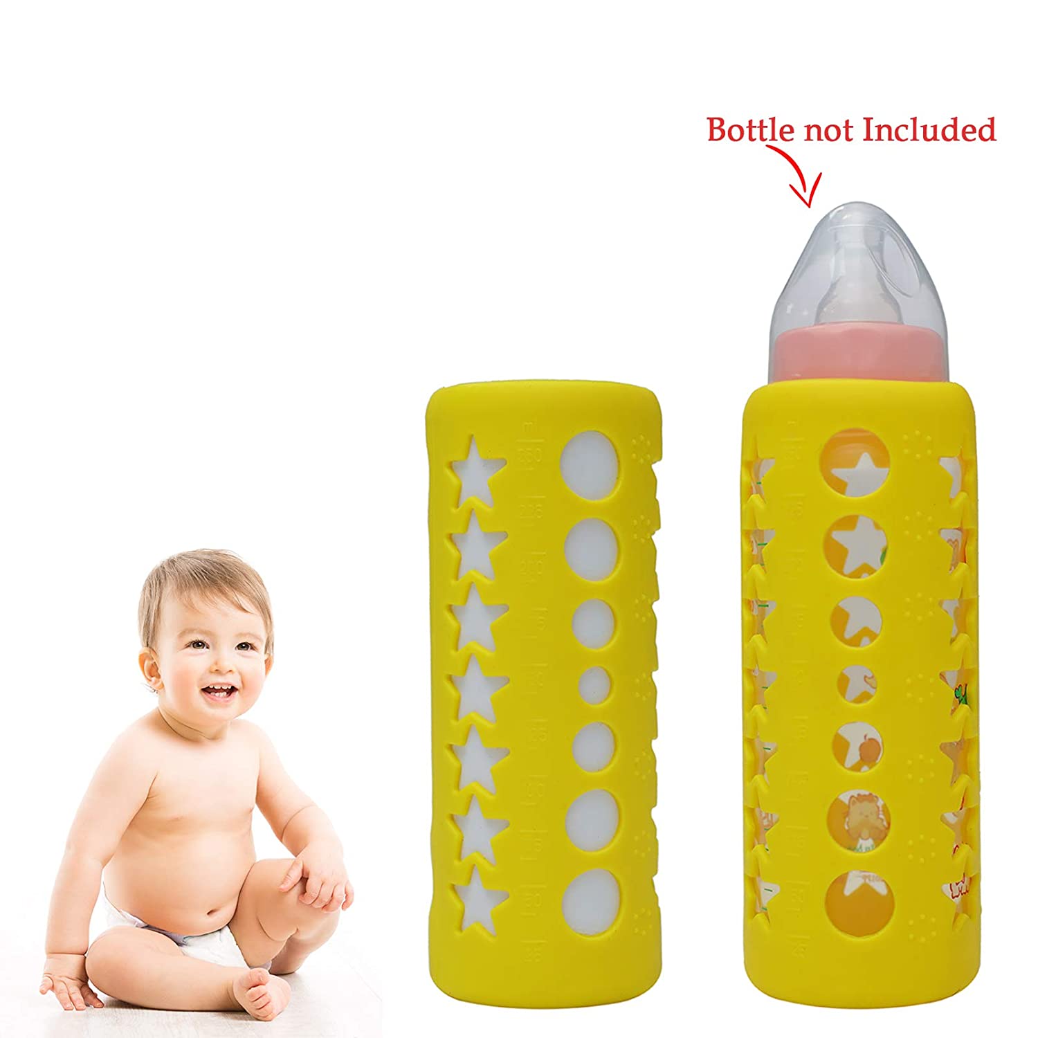 Safe-O-Kid Best Pure Silicon Bottle Cover - 250ml
