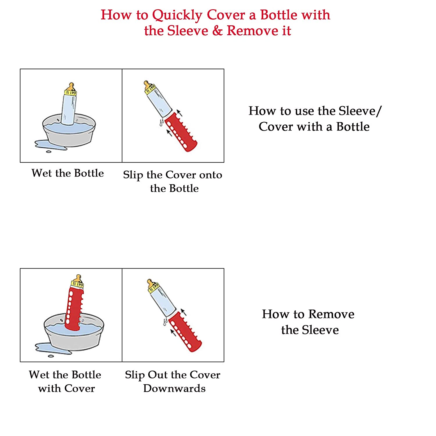 Safe-O-Kid Best Pure Silicon Bottle Cover - 250ml