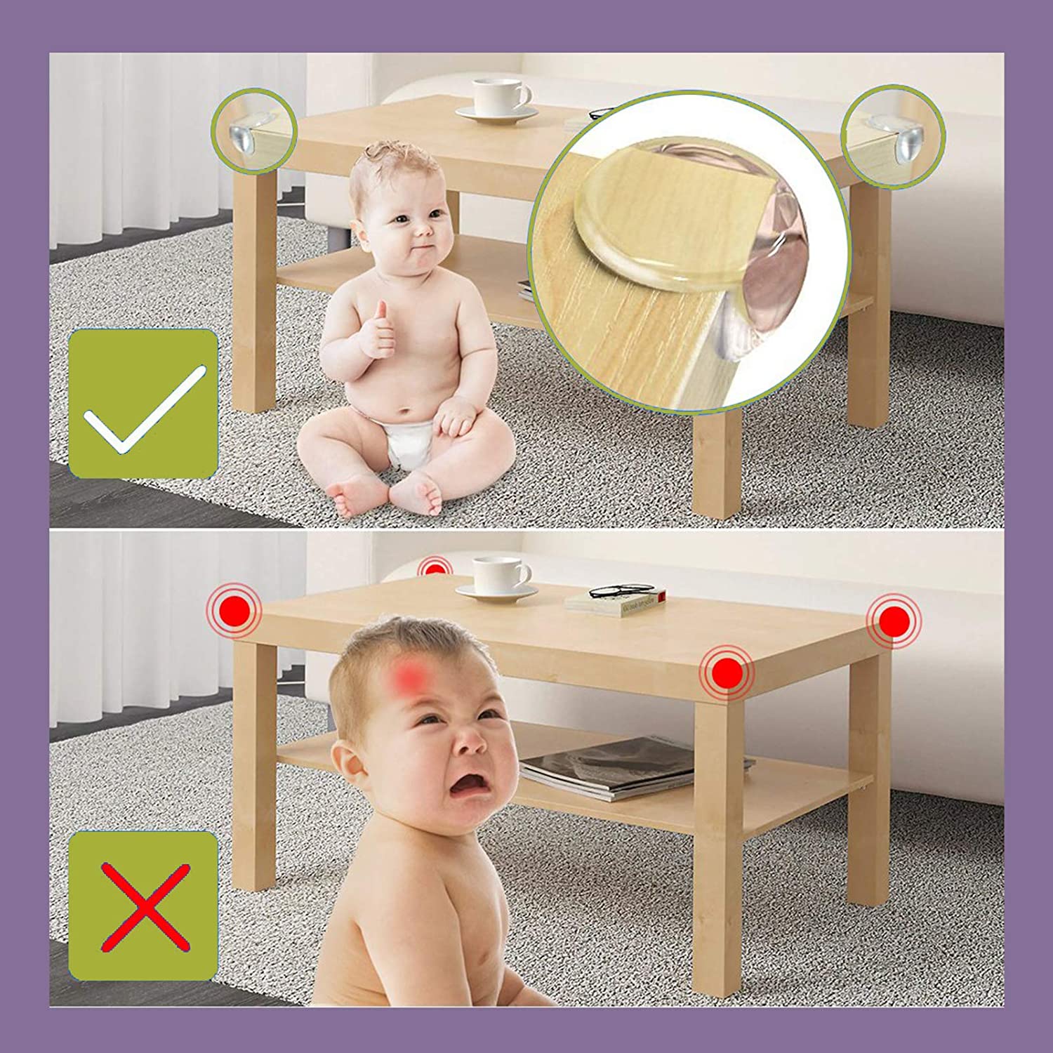 Safe-O-Kid Ball-Shaped Corner Guards product detail