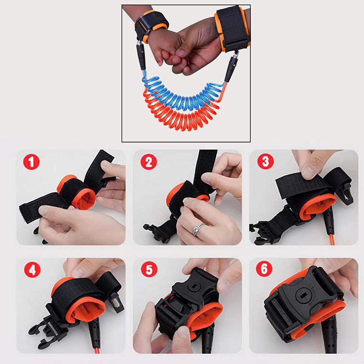 Safe-O-Kid Adjustable Anti-Lost Wrist Link product detail