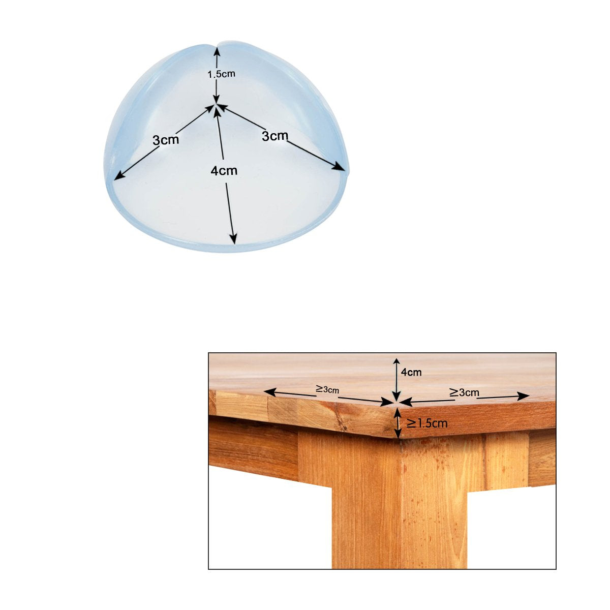 Safe-O-Kid Ball-Shaped Corner Guards product detail