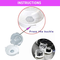 Safe-O-Kid Transparent Stove Knob Covers product detail