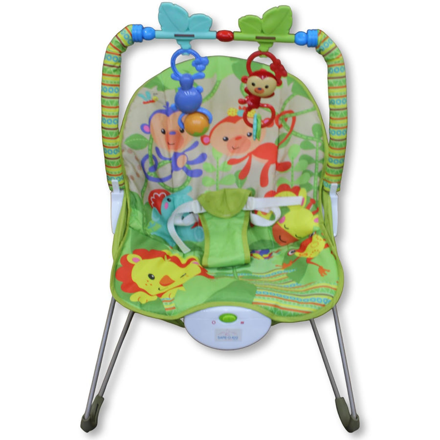 Safe-O-Kid Harmony Baby Bouncer with Music, Vibration & Harness with 1 Yr Warranty