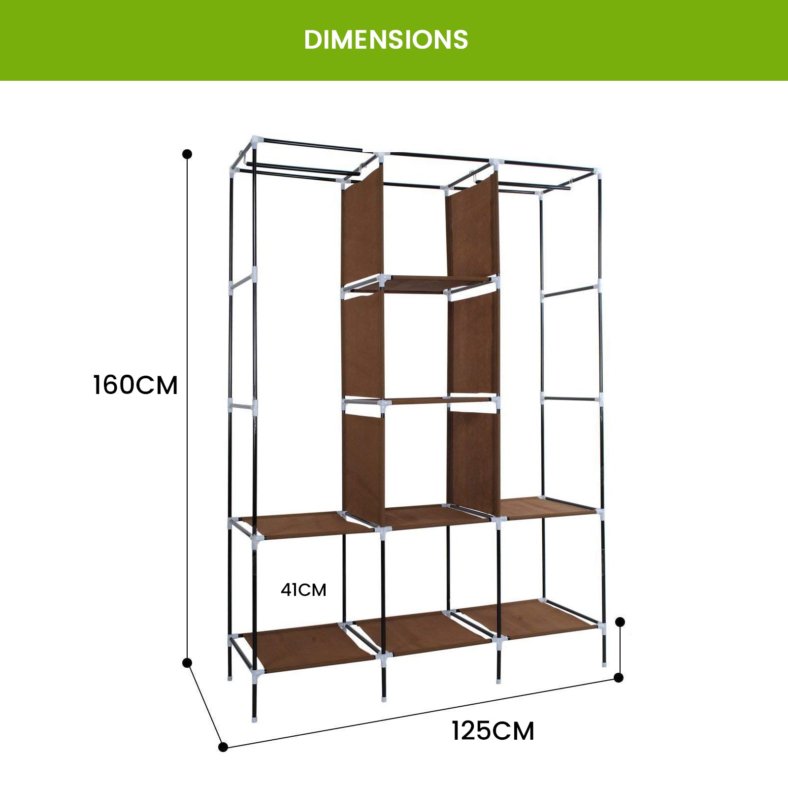 Safe-O-Kid Foldable Multi-Purpose Wardrobe product detail