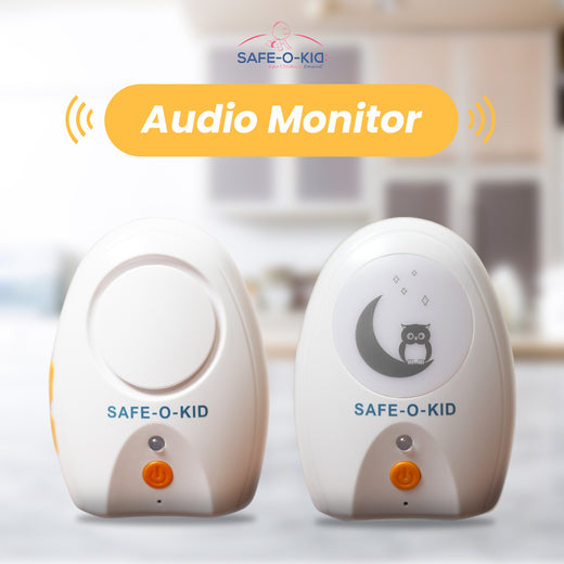 Safe-O-Kid Premium Quality Audio Baby Monitor with Batteries, Digital & Wireless