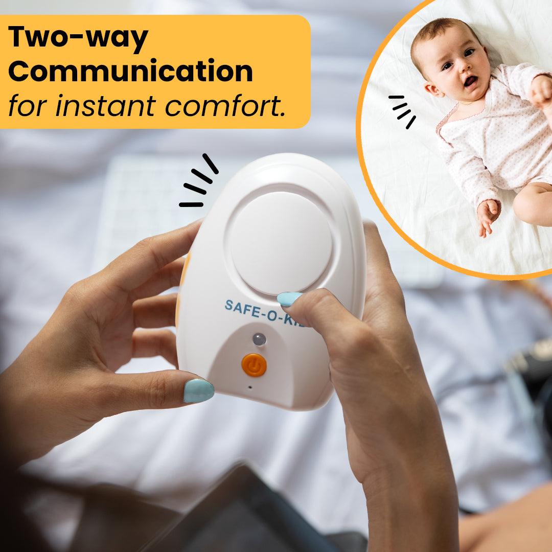 Safe-O-Kid Premium Quality Audio Baby Monitor with Batteries, Digital & Wireless