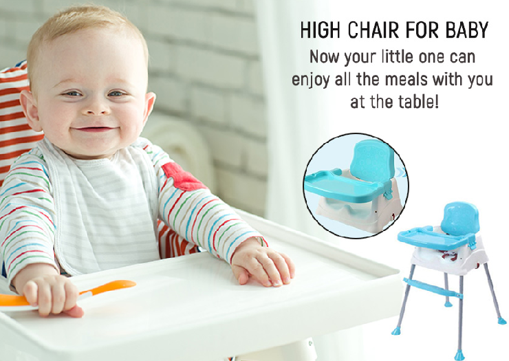 Safe-O-Kid 4-in-1 High Chair with Tray product detail
