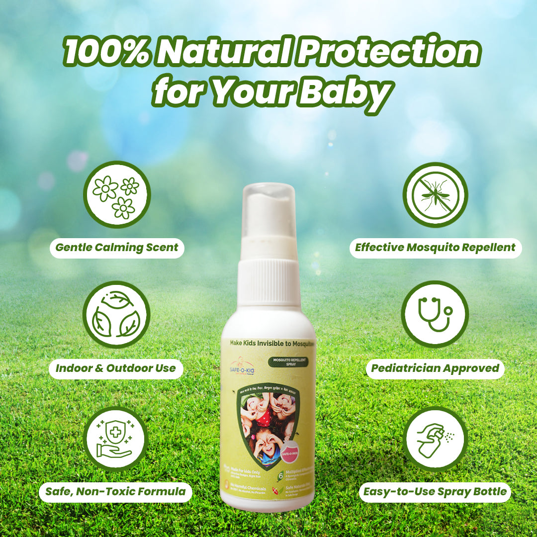 Safe-O-Kid Herbal Mosquito Repellent Spray 50 ml product detail