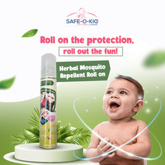 Safe-O-Kid Herbal Mosquito Repellent Roll-On product view
