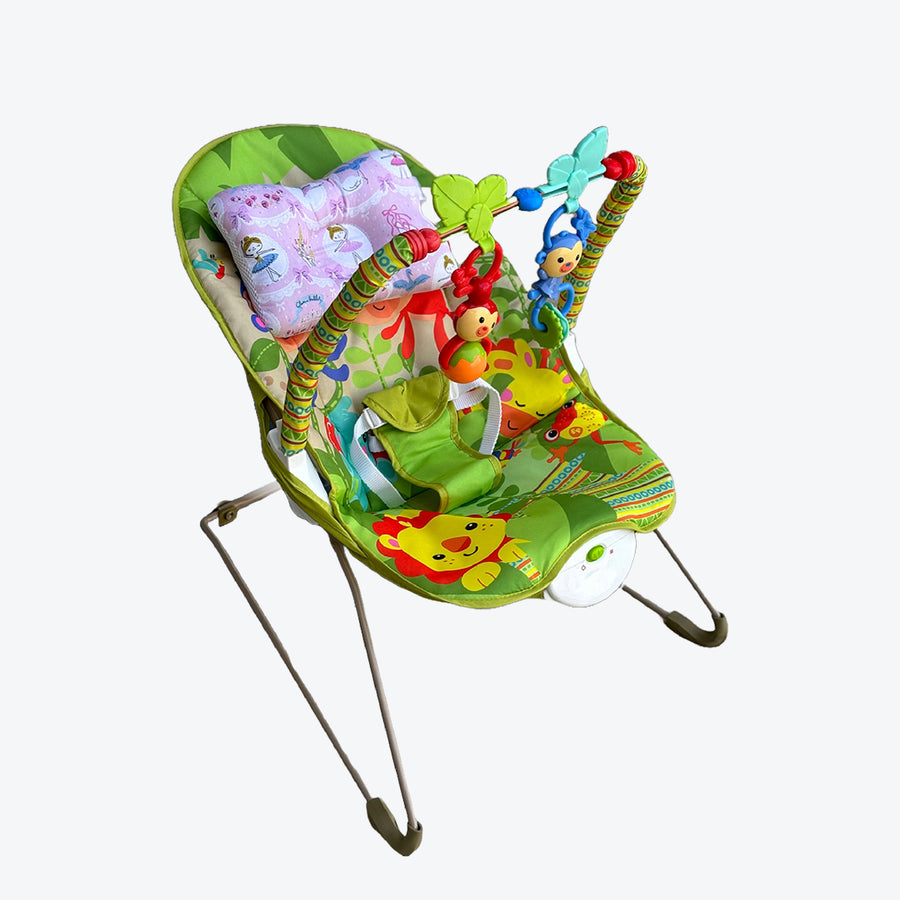 Safe-O-Kid Harmony Baby Bouncer with Music, Vibration & Harness with 1 Yr Warranty