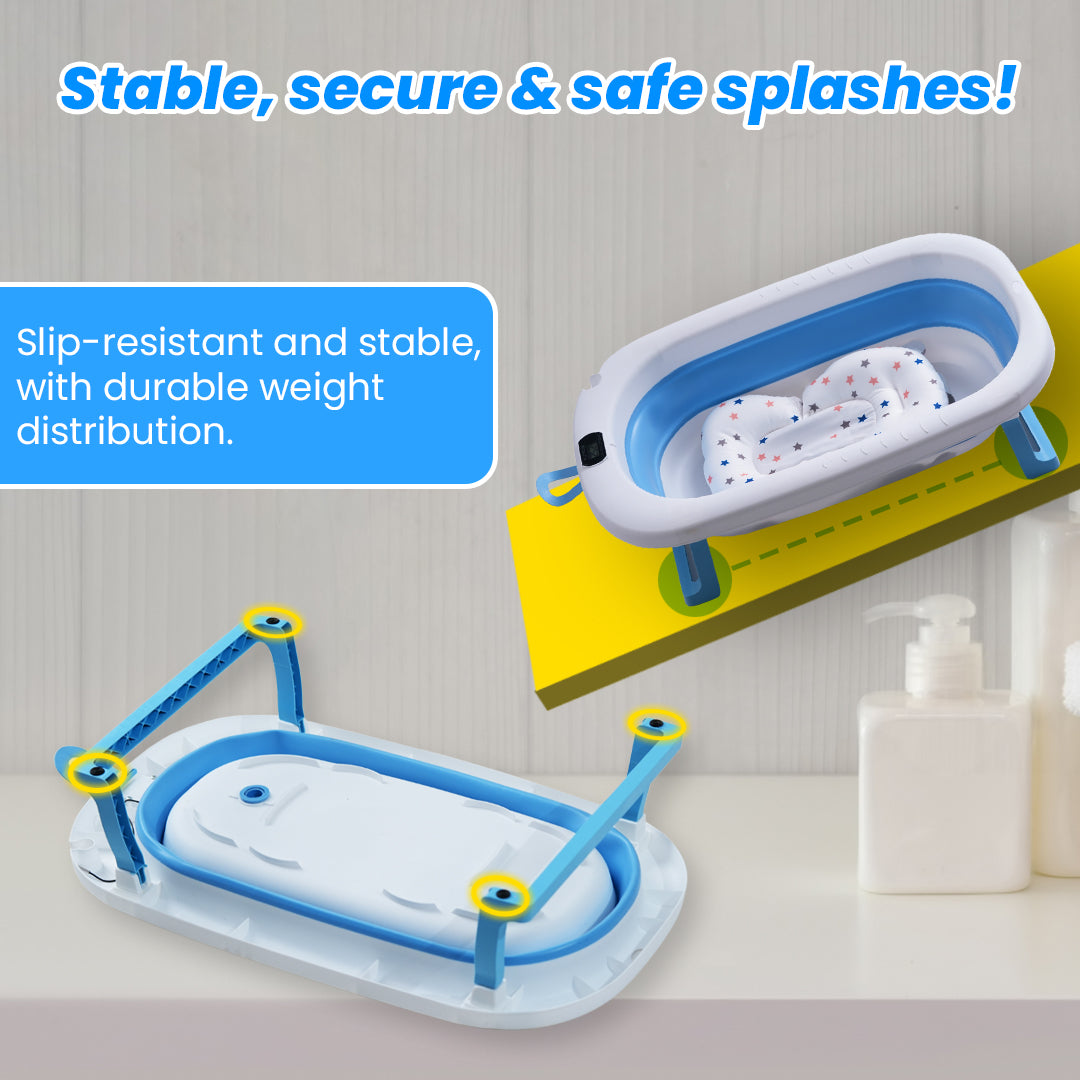 Safe-O-Kid Baby Bath Tub with Digital Meter 1 Yr Warranty