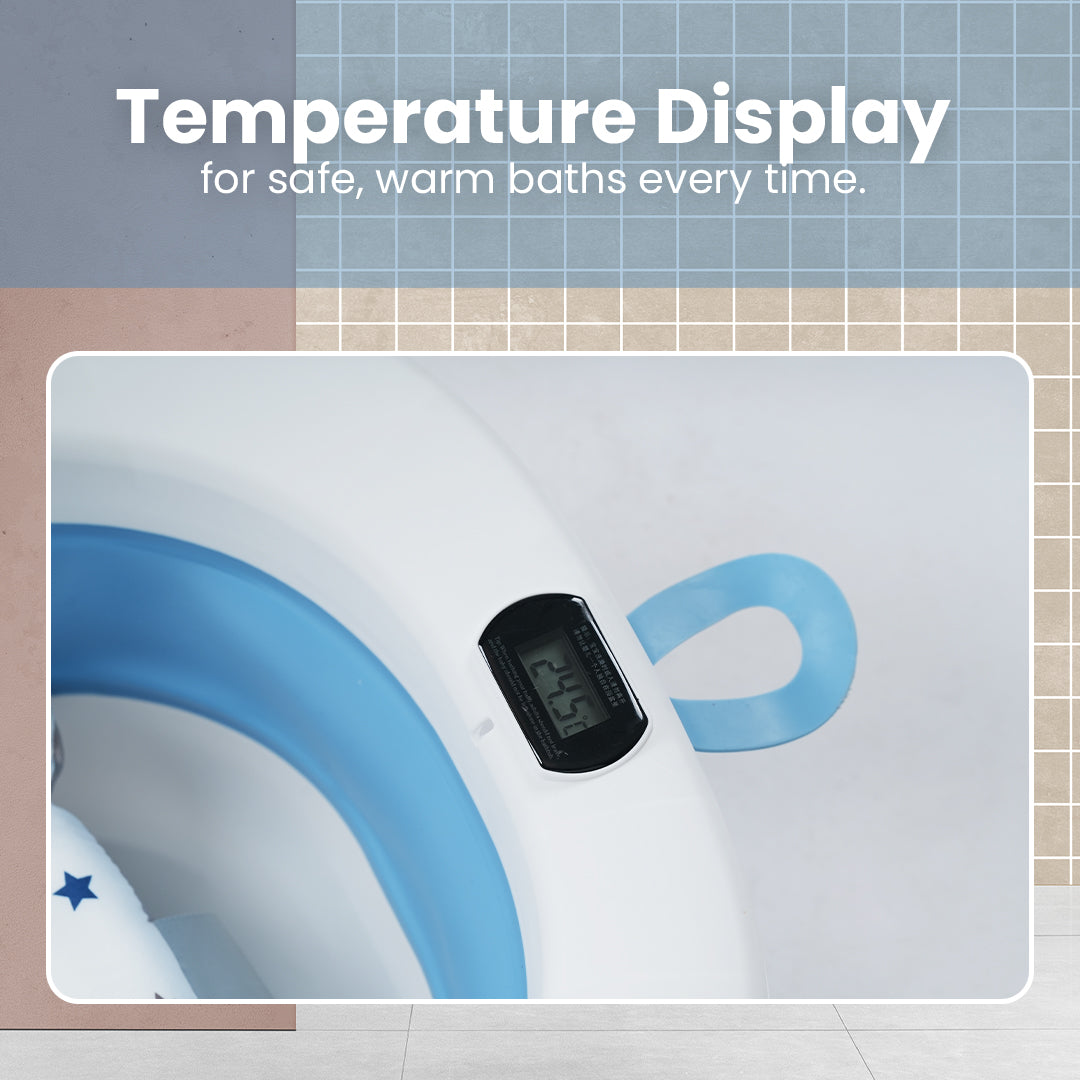 Safe-O-Kid Baby Bath Tub with Digital Meter 1 Yr Warranty