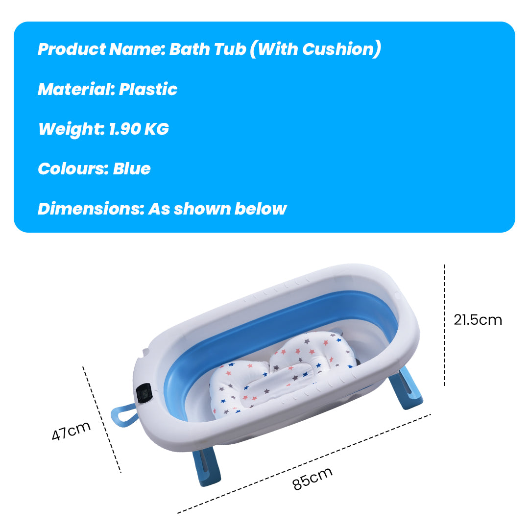 Safe-O-Kid Baby Bath Tub with Digital Meter 1 Yr Warranty