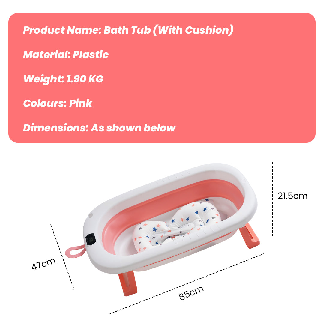 Safe-O-Kid Baby Bath Tub with Digital Meter 1 Yr Warranty
