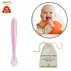 Safe-O-Kid Silicone Spoon Set with Box product detail