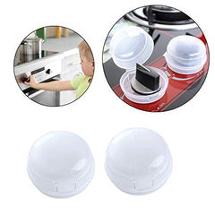 Safe-O-Kid stove knob cover transparent design