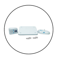 Safe-O-Kid-  Two Way Wireless Audio Baby Monitor with Movement Sensor Pad, rechargeable Batteries, Night Light, Lullabies, Baby Room Temperature, Auto Mute Noise, Pager Function