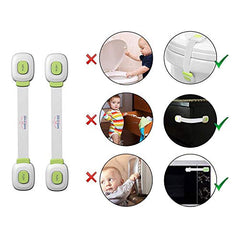Safe-O-Kid- Strong Multi- Functional Dual Color Finger Safety Cabinet/Drawer Lock
