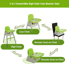 Safe-O-Kid 4-in-1 High Chair with Tray product detail