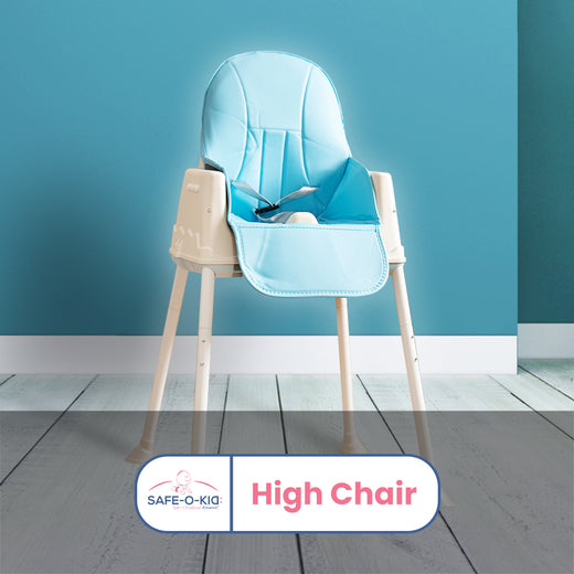 Safe-O-Kid 4-in-1 Adjustable Foldable High Chair, 6mo-5yr with 1 Yr Warranty