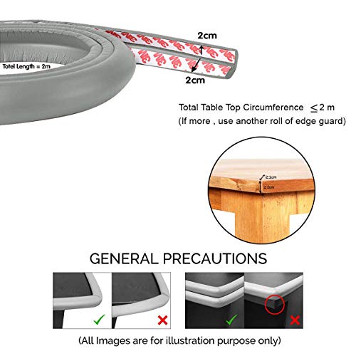 Safe-O-Kid Small L-Shaped Edge Guards with Corners product detail