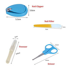 Safe-O-Kid- High-Quality, Extra Safe, Baby Grooming Kit Blue