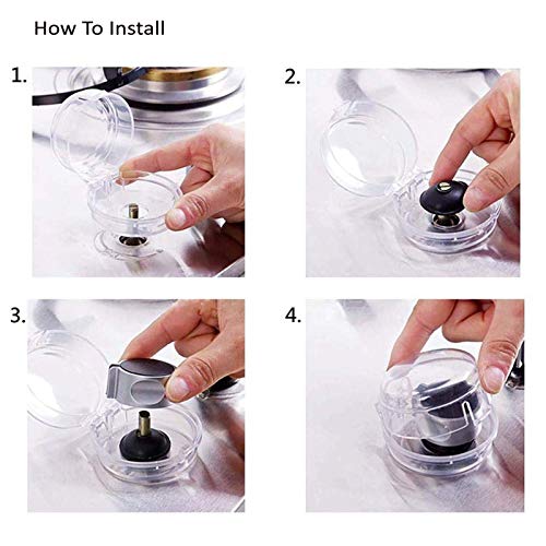 Safe-O-Kid stove knob cover right view