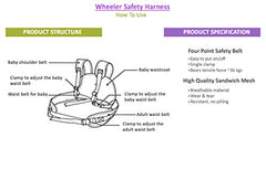 Safe-O-Kid Adjustable Child Safety Belt for Two-Wheelers product detail