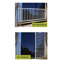 Safe O Kid Window Rail Guards - Fully Adjustable for Baby Safety, Window Safety Guards for Pet, Old Age People, Metal Security Gate for Sliding Windows