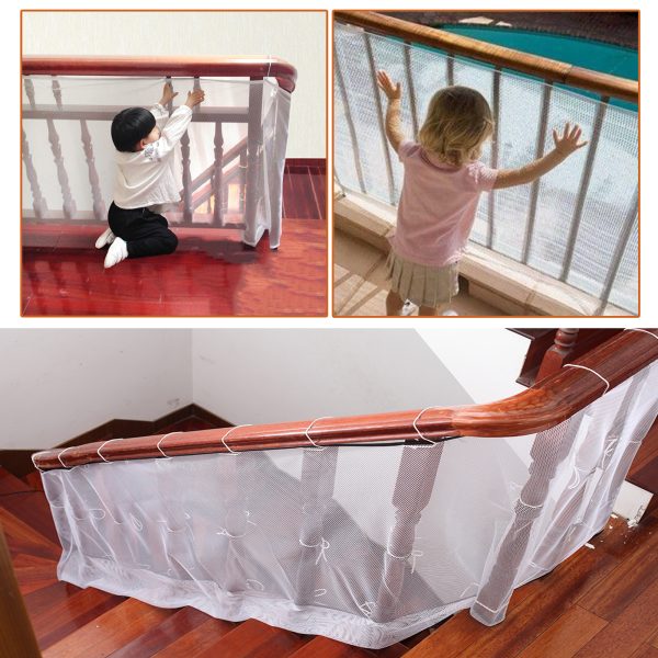 Stair Safety Net, child safety net for stairs, safety net for baby