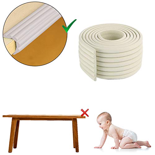 4 Meters Child Table Protective Tape Edge Guards & 4 Baby Safety