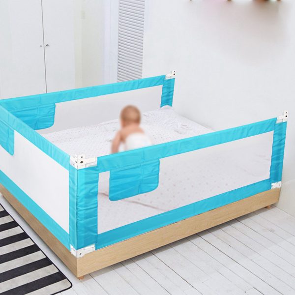 Safe O Kid Baby Fall Safety Bed Rails, Wooden Bed Safety Guard
