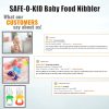 Baby Food Feeder, silicone baby feeder, baby food nibbler, baby fruit nibbler