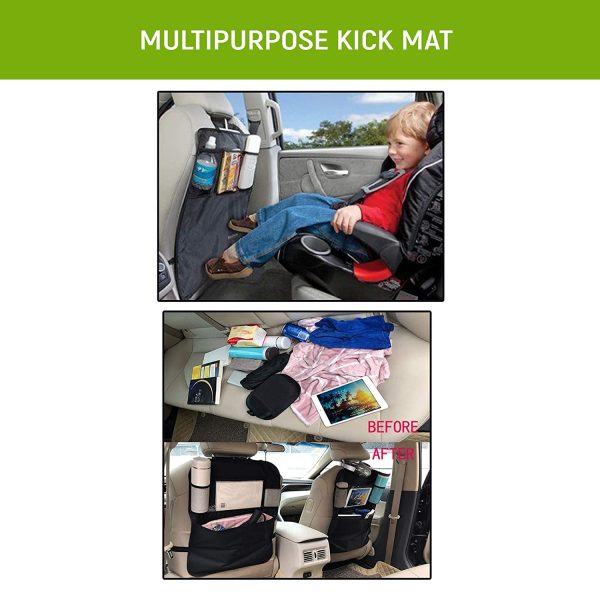 kick mat for back of car seat, kick mat for car seat