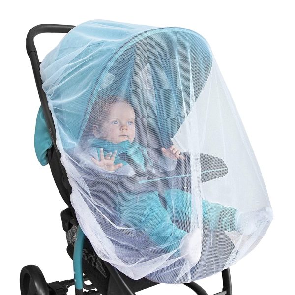 Wind Shield Net for Baby, Baby Stroller Cover Breathable Mesh Mosquitoes Net